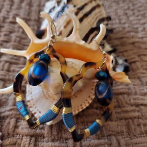 Ethnic dangle earrings