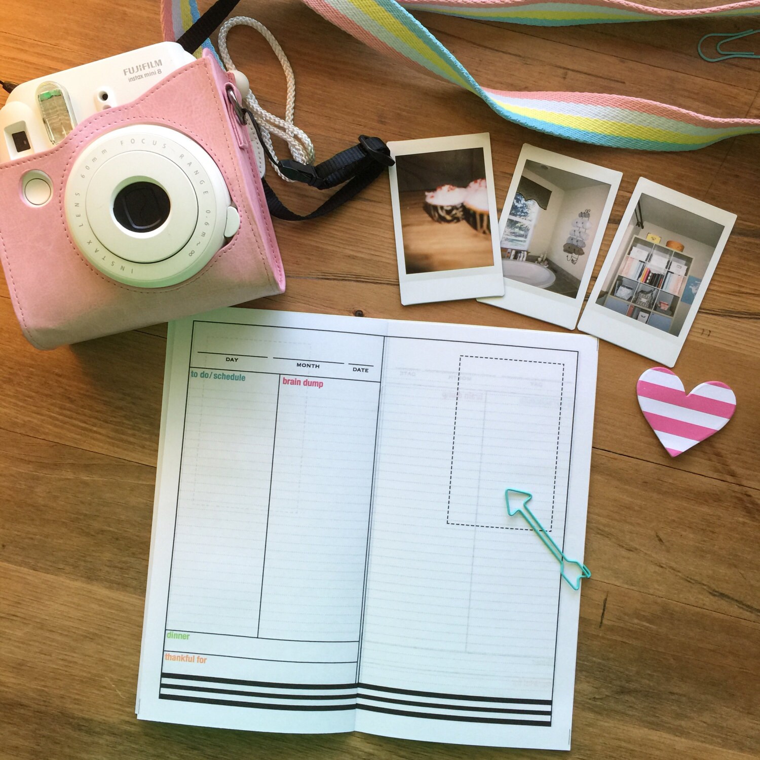 DO1P Midori Inserts With Instax Journal Page DOWNLOAD ONLY Etsy