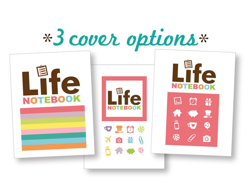 The Life Notebook Planner Letter Size DOWNLOADS ONLY | Etsy