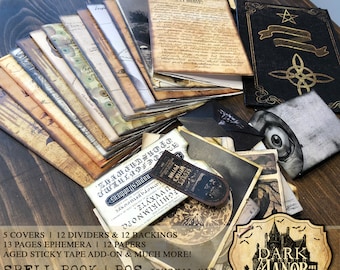 Book of Shadows/Grimoire/Spellbook Printable Junk Journal Kit - INSTANT DOWNLOAD