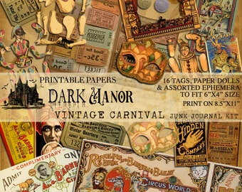 Vintage Carnival Junk Journal