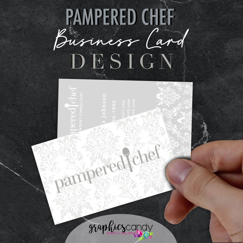 Pampered Chef Independent Consultant Business Card Design | Etsy