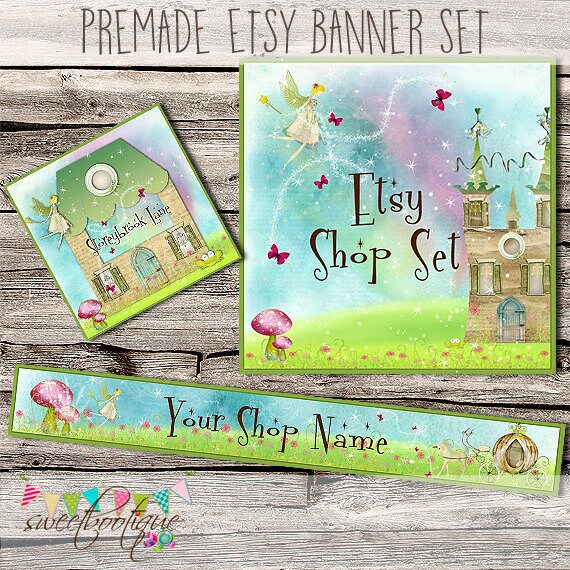 Etsy Shop Set Premade Etsy Banner Etsy Shop Banner Etsy