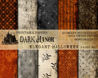 Elegant Halloween Papers
