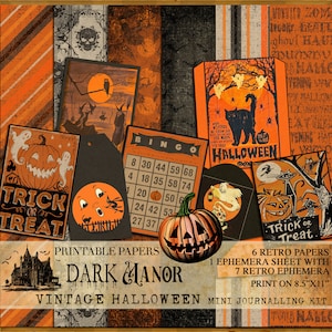 Vintage Halloween Kit