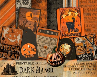 Vintage Halloween Kit