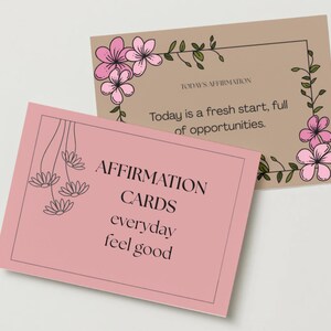Afirmaciones para sentirse bien: Baraja de 50 cartas para una mañana positiva