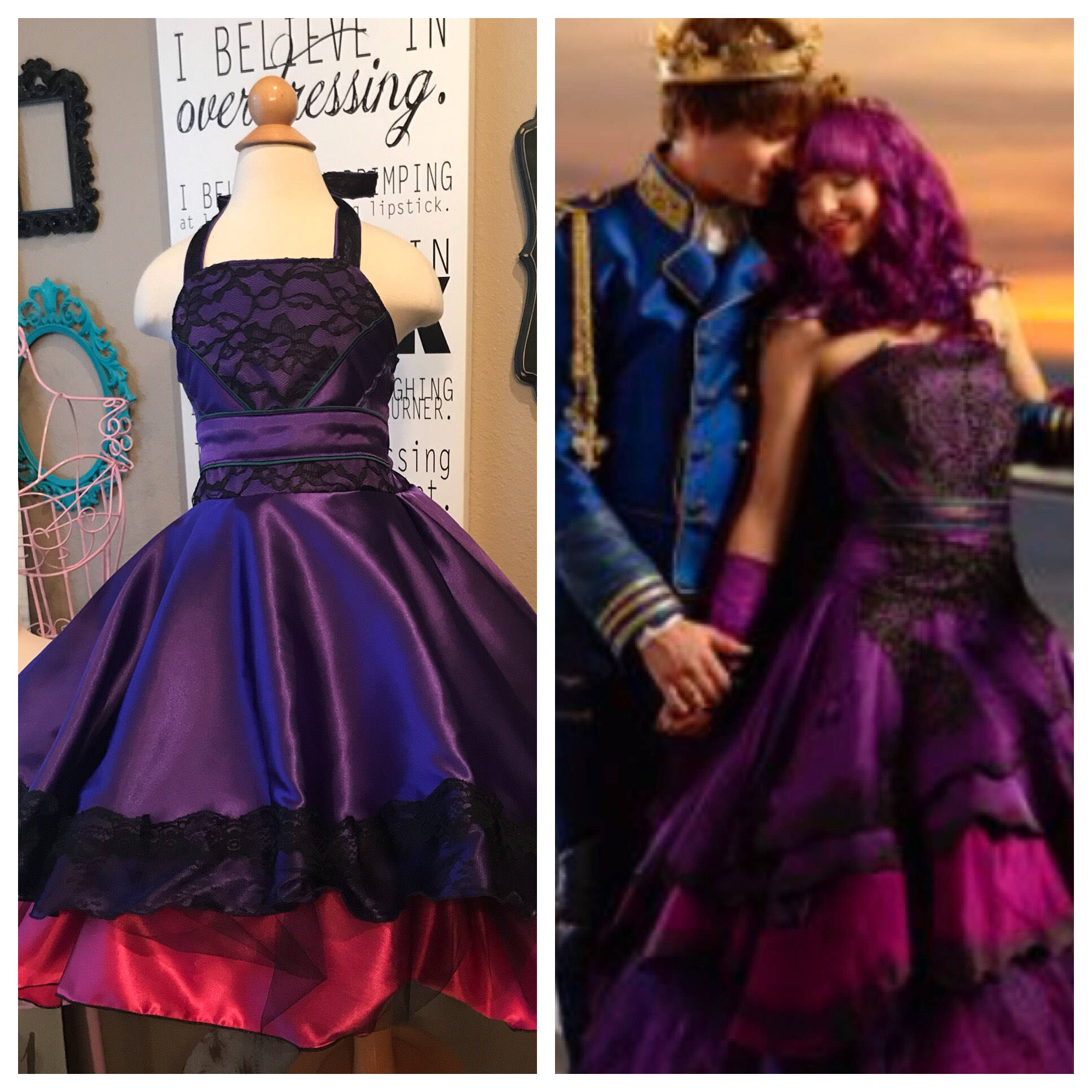 Mal Purple Dress