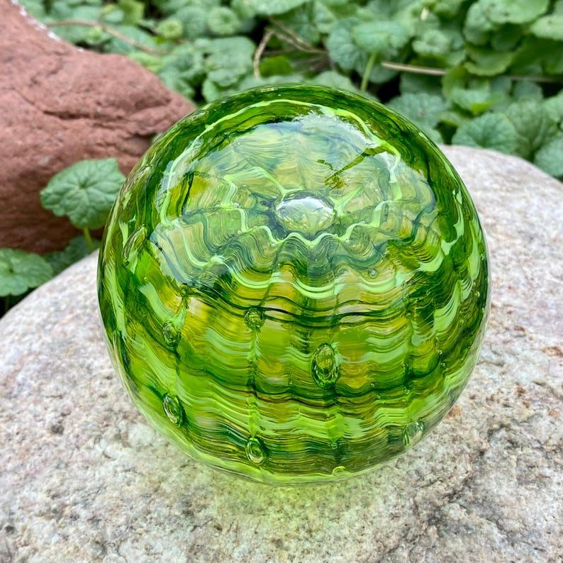 Handmade Memorial Glass Orb - Custom Remembrance Keepsake ...