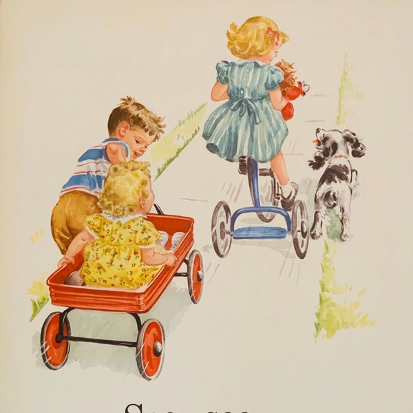 Sally Dick and Jane From Dick and Jane Books Poster