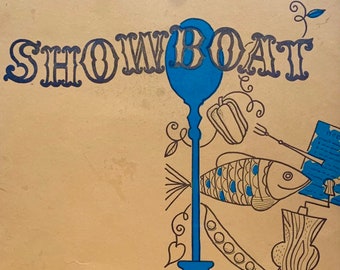 Vintage Oakland Showboat Restaurant Menu Fifties