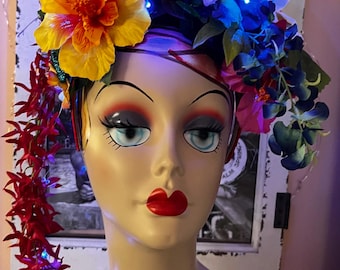 Flower Crown, Mermaid, Under the Sea, Tiki, Pin Up, Floral  display picture 1