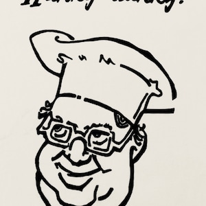 Handpainted S.Z. Sakall from Christmas in Connecticut T-shirt (sizing and colors in variations)