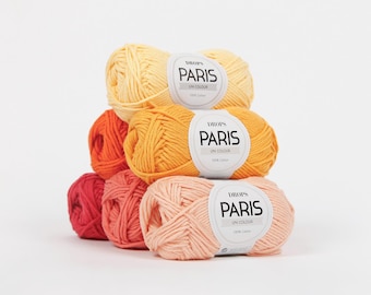DROPS Paris Baumwollgarn, Amigurumi Häkelarbeit Strickgarn