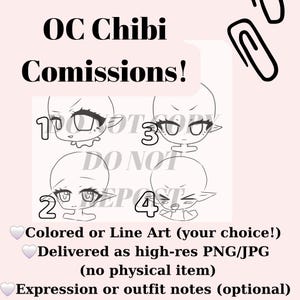 Custom Kawaii Chibi Character Drawing | Cute Personalized Digital Art | Made to Order OC or Favorite Character Illustration