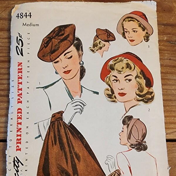 1940s Hat Pattern - Etsy