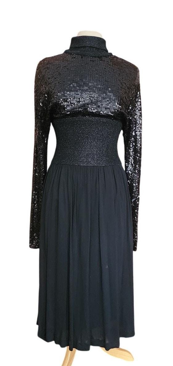 western glitter dress Diamond Two Piece Set Turtleneck Long Mini Dress – DXY STUDIOS