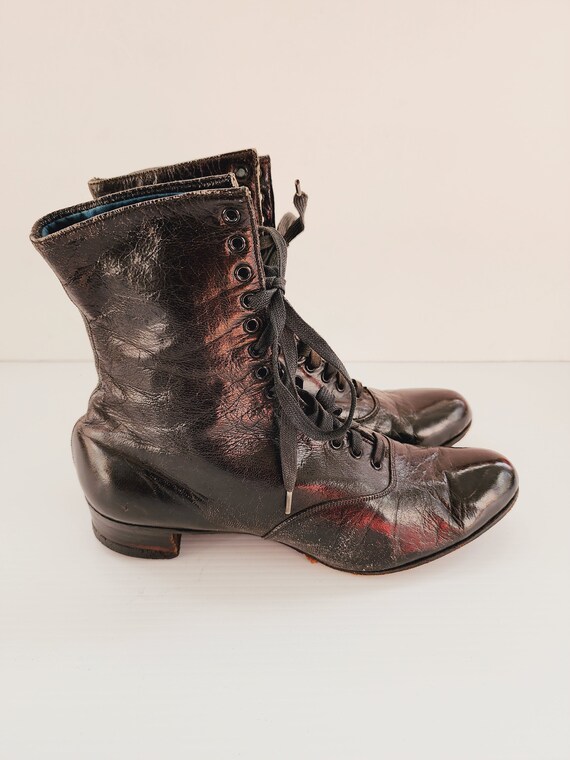 Lace granny cheap boots