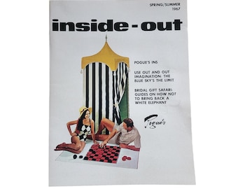 Vintage 1960s Housewares Catalog Pogues Store Inside Out Magazine Interior Design Decor