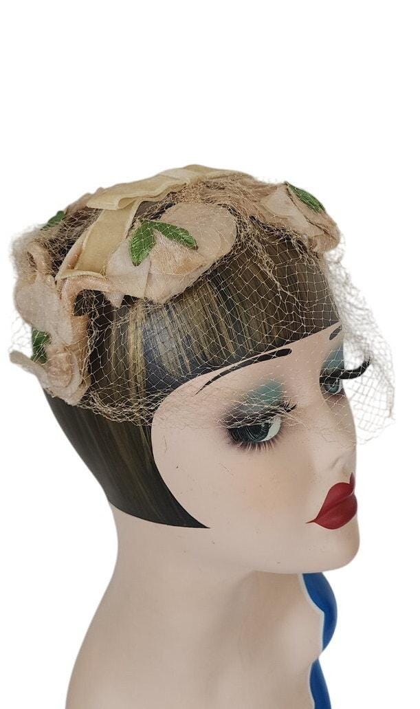 帽子 1950s headdress YOLAI Fascinator Hat Headpiece 1950S Womens Vintage