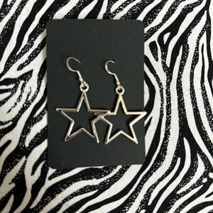 y2k star dangle earrings