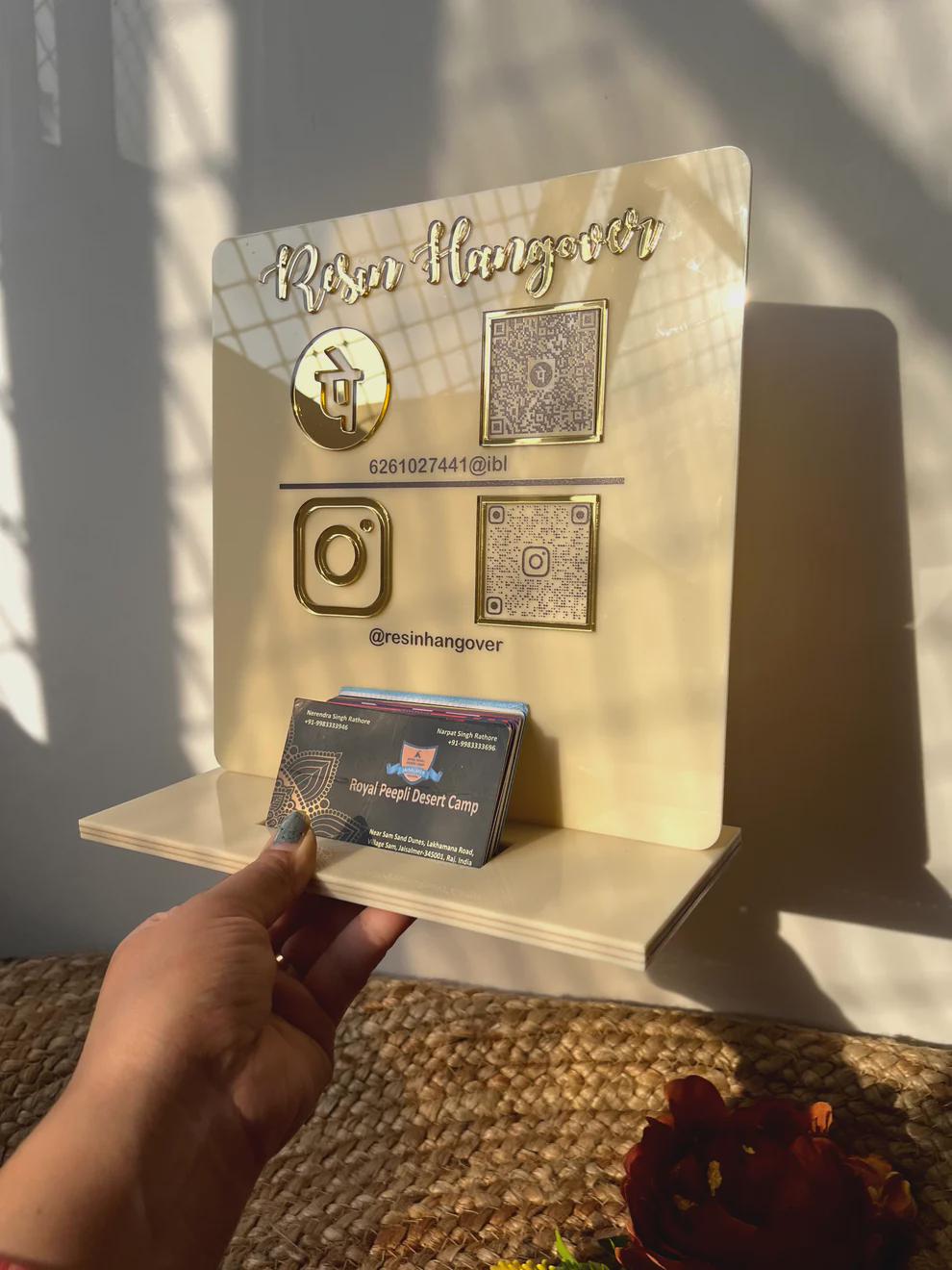 Grauity Signs Custom QR Code Sign, Personalized QR Sign, Payment Method Sign, Shop ...