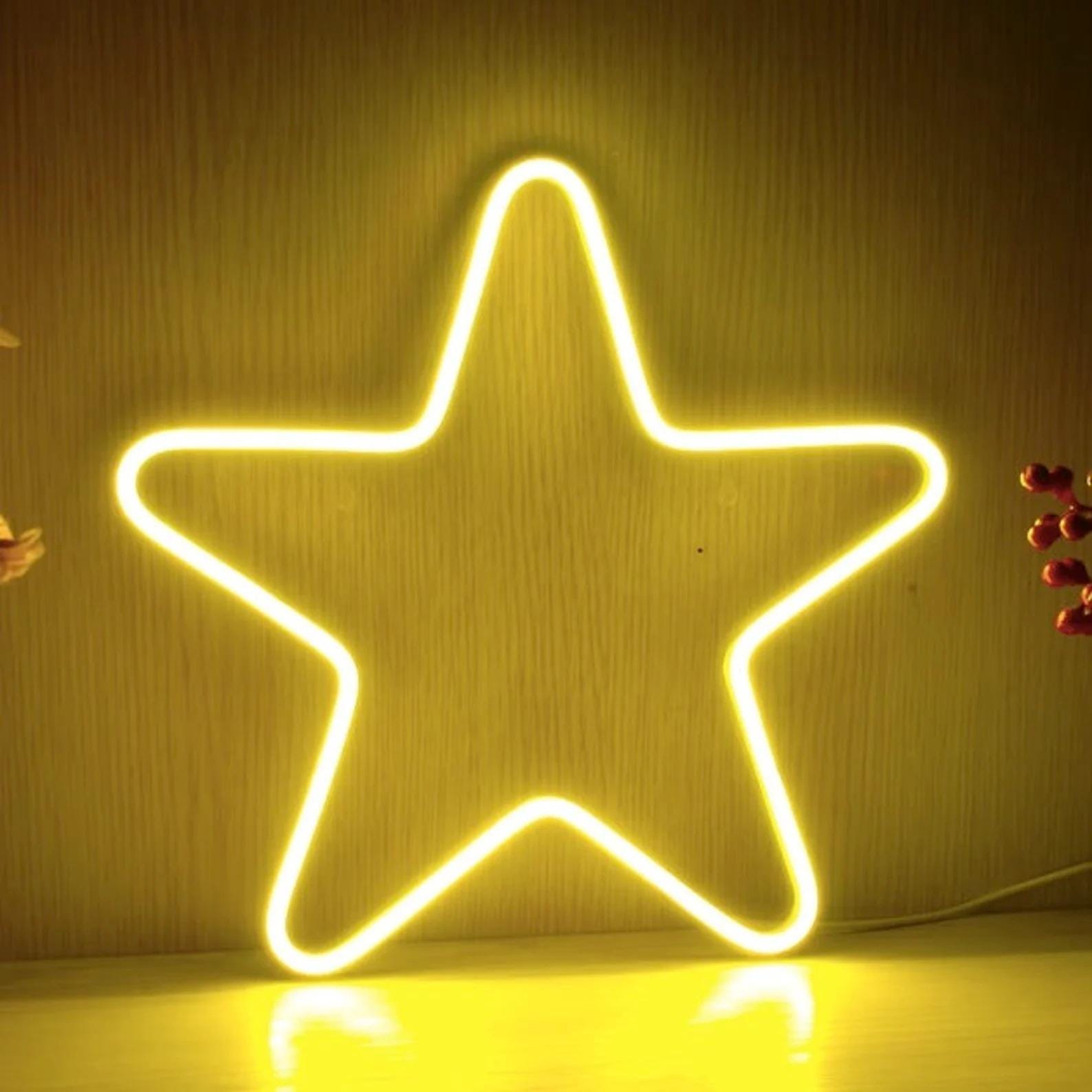 39 Christmas Room Ideas for Every Space in Your Home: Transform Your House into a Winter Wonderland 2 Christmas star led neon, Christmas star, Star Space Kid Room Flex…
