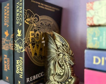 Sujetalibros de tapiz de dragón antiguo