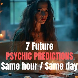 7 Psychische Voraussagen - Zukünftige Tarot-Lesung, Wahrsager-Einblicke, Same Hour Love-Lesung