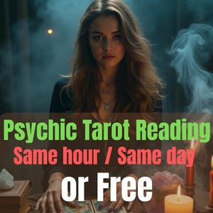 Same Hour Psychic Reading - Tarotkarte & Medium Einblick, Liebe Tarot Reading inklusive