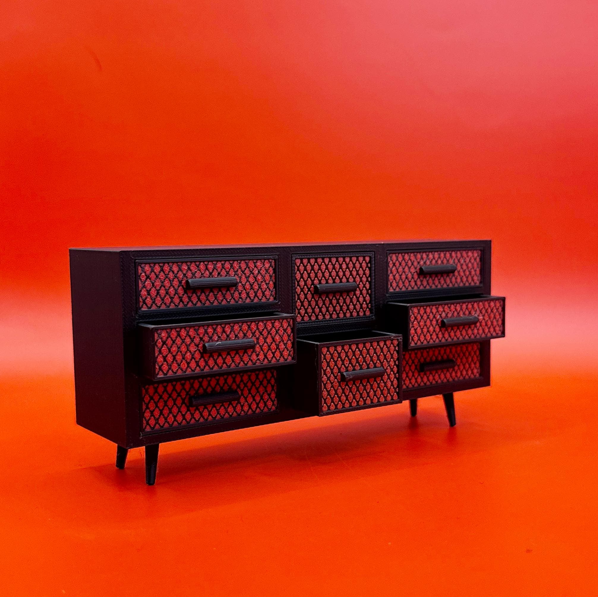 1:12 Dollhouse MCM Sideboard with FREE SHIPPING!!