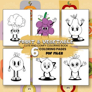 Food Drink , Sweets, Food and Drink Relaxation Coloring Book , Fruits