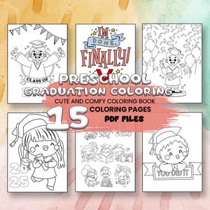 Editable Graduation Coloring Pages, Graduation Party Coloring Pages, Class of 2025 Coloring Pages Printable Graduation Coloring Pages