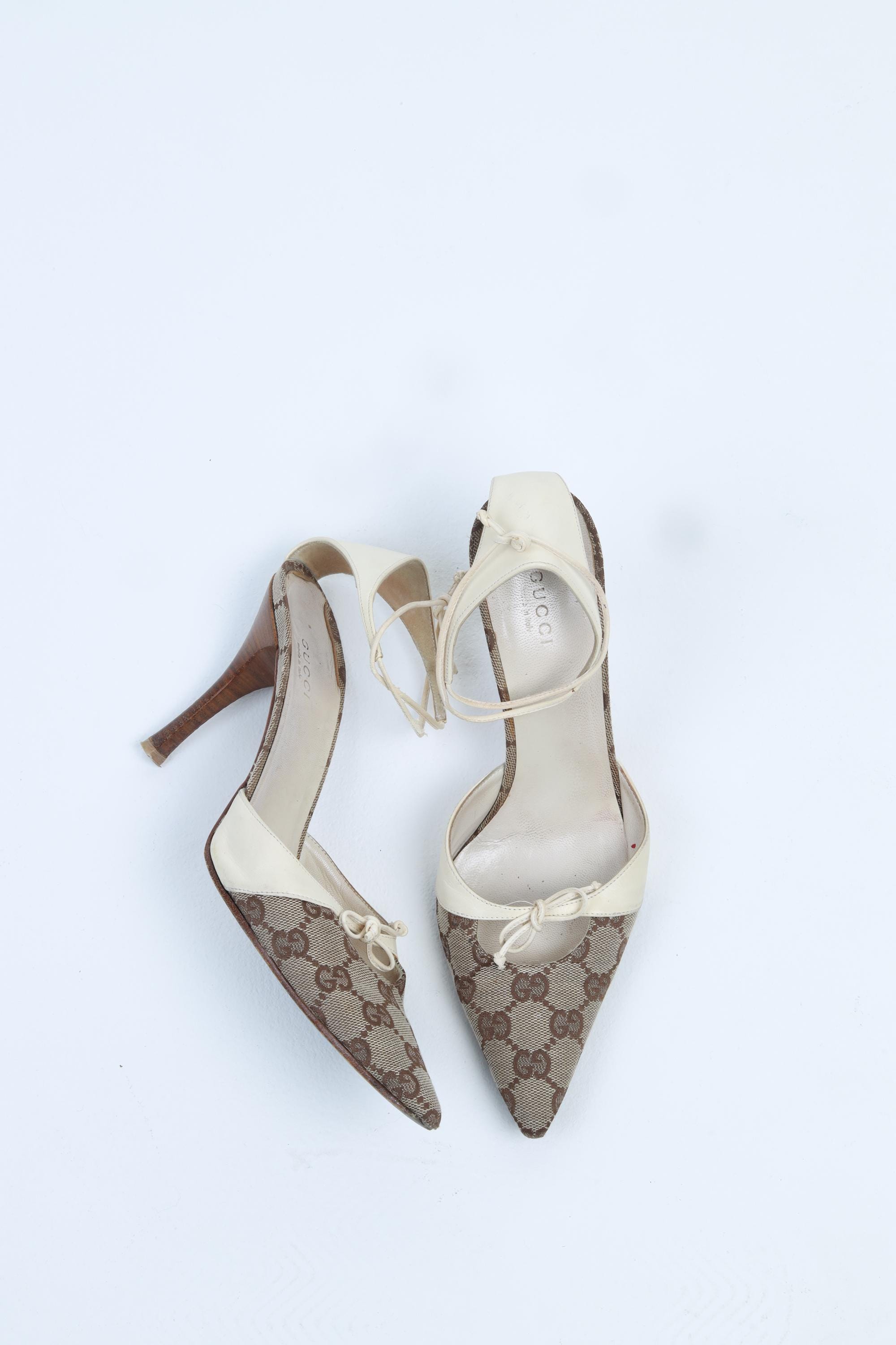 Gucci Monogram Heels - Etsy
