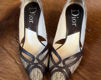 Christian Dior Vintage Monogram Heels