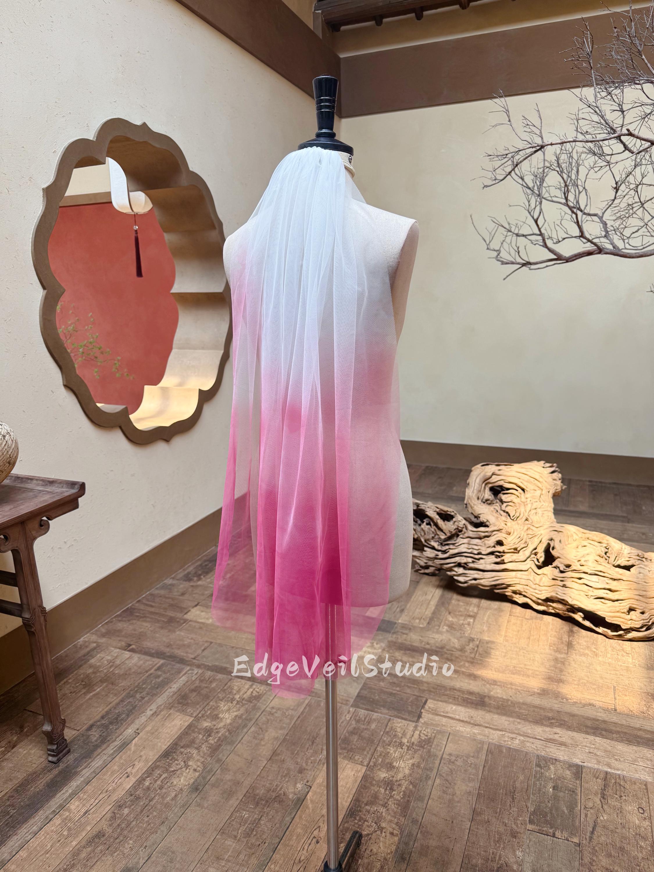 Pink Non Traditional Veils - Etsy