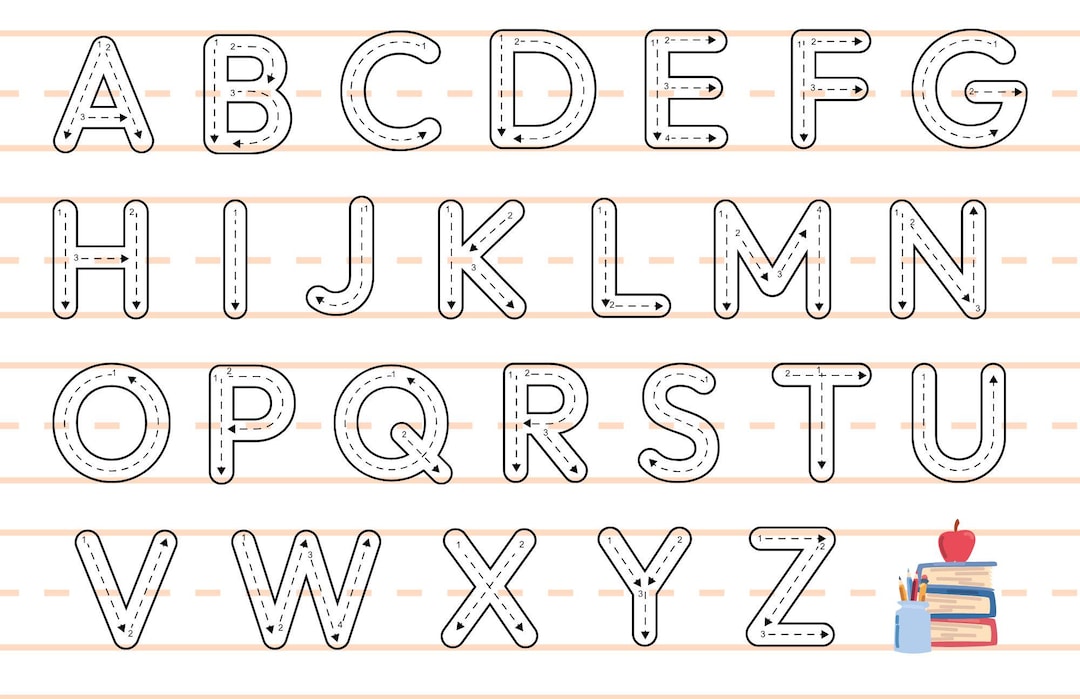 ABC Paper Placemats - Etsy