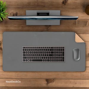 Dual Sided Keyboard/Mouse Pad | Keyboard Mat | Desk Protector | Mat For Office/Gaming Room | Large Mouse Pad