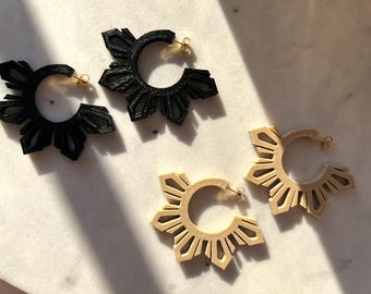 Araw Hoop Earrings
