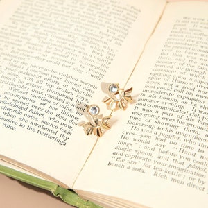 The Bayani Half Sun Post Earrings / Filipina Half Sun Convertible Post Earrings / Philippines