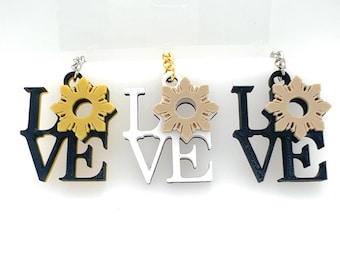 Bayani Small Sun Keychain
