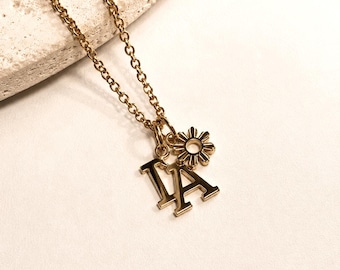 LA + Sun Necklace