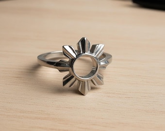 The Bayani Sun Ring - Silver