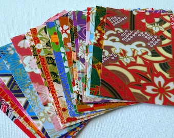 Washi Chiyogami Paper Pack for Traditional Japanese Origami Paper Project- 7cm 20 sheets  (USD35 Free Ship Worldwide*)