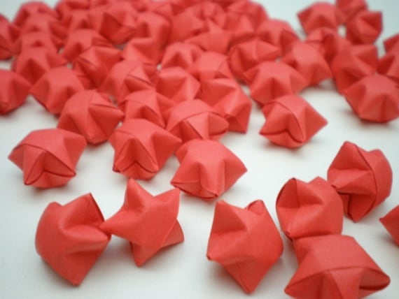Lucky Paper Stars · An Origami Shape · Papercraft on Cut Out + Keep ·  Creation by