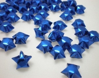 100 Sapphire Blue Origami Lucky Stars (USD35 Free Ship Worldwide*)