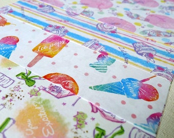 Girls' Collection - Everything Nice - Double sided printed Chiyogami Paper Pack - 20 sheets (4 designs)