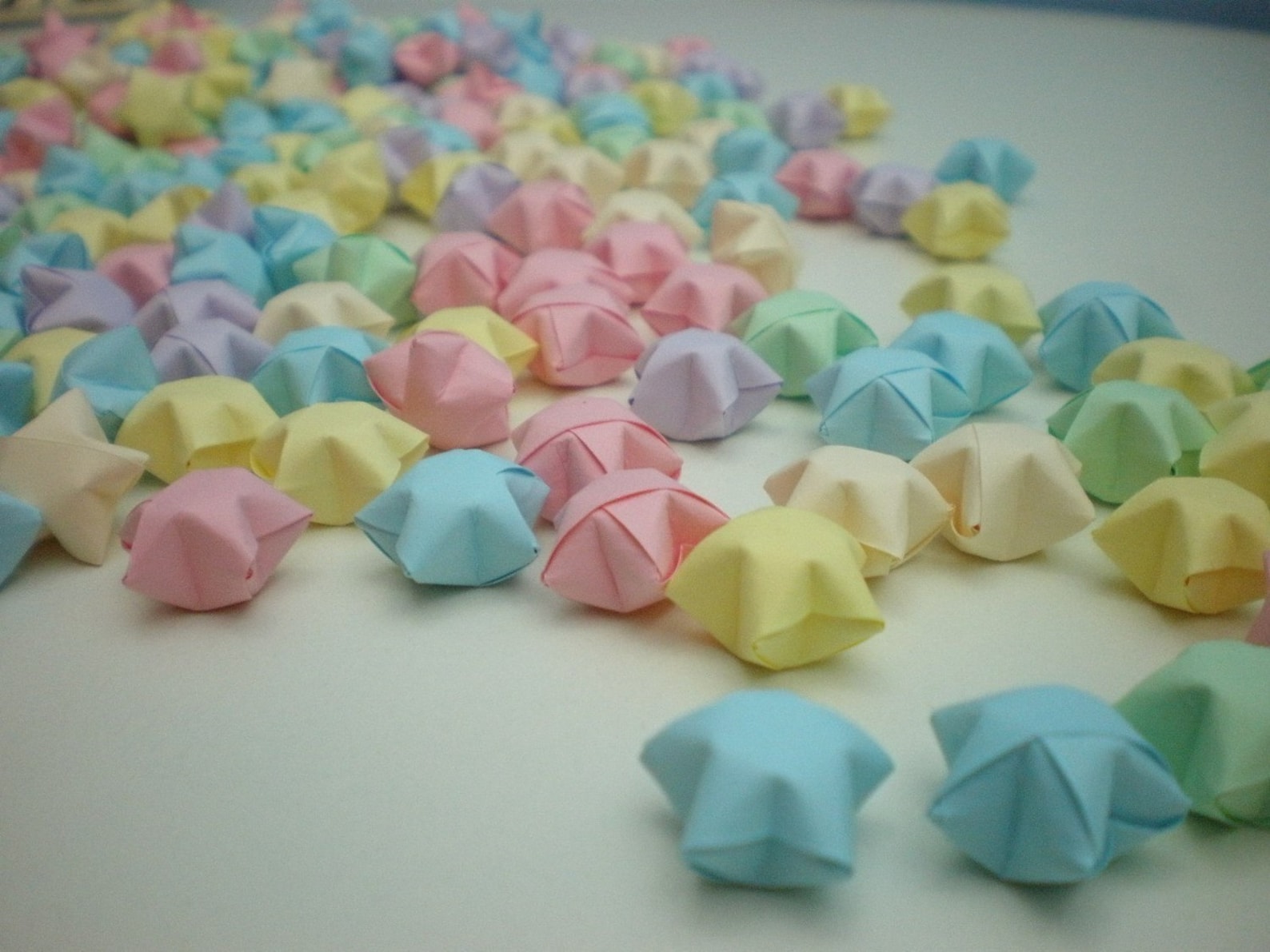 100 Baby Soft Pastel Origami Lucky Stars custom order Etsy