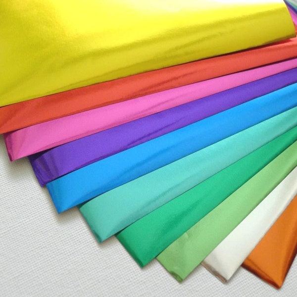 Tissue Foil Origami Paper Etsy