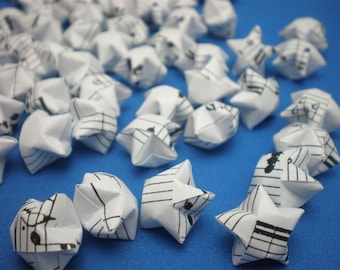 100 Musical Notes Manuscript Origami Lucky Stars (USD35 Free Ship Worldwide*)